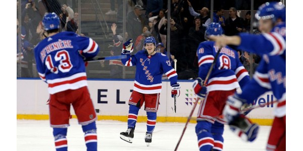 New York Rangers vinner på straffar